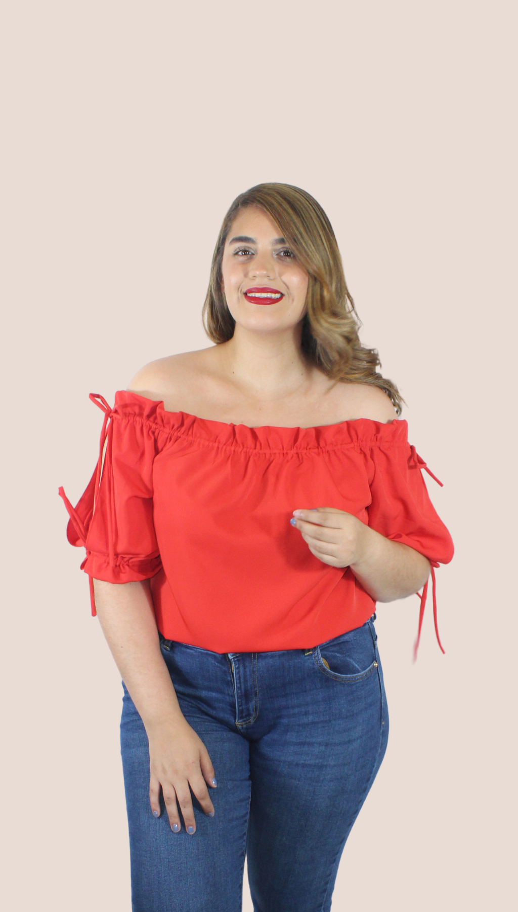 Off Shoulder lazi Blose