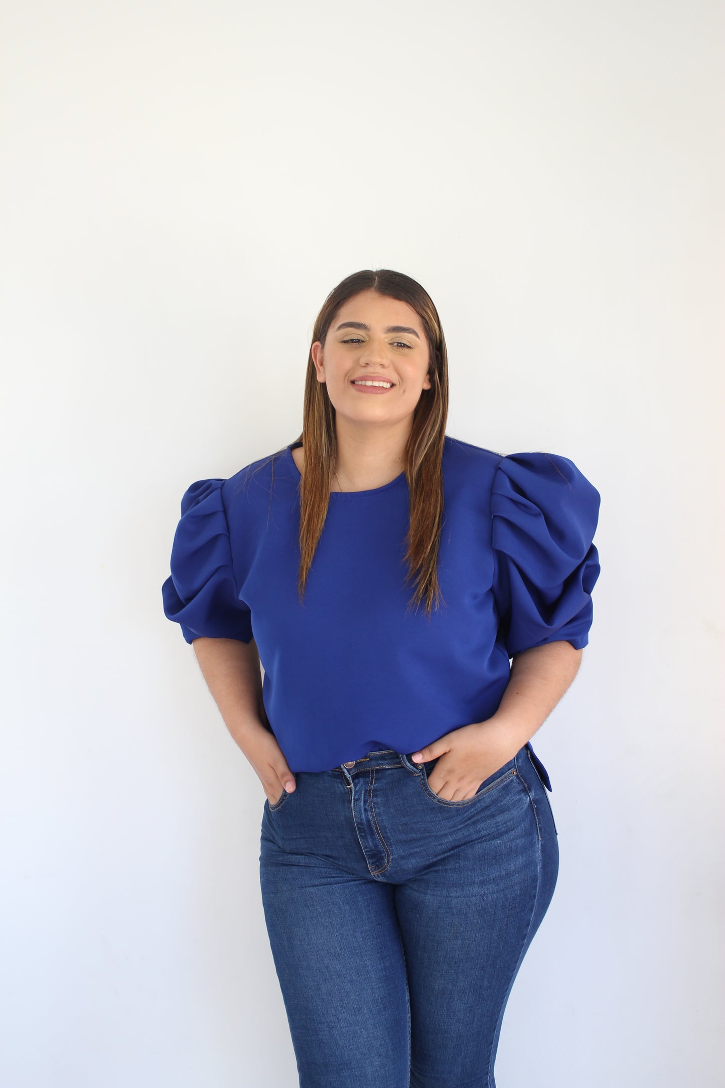 Azul Pencil Basic Blouse