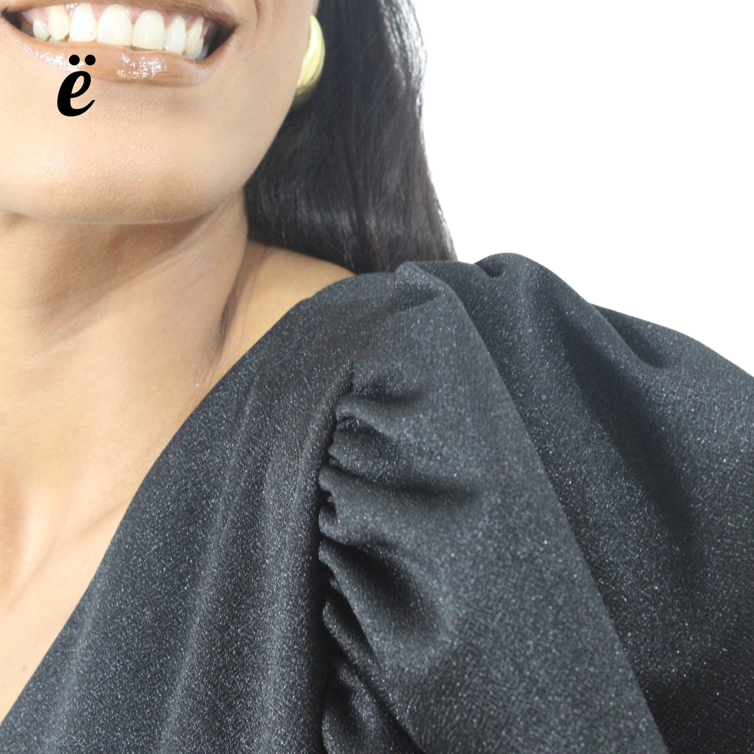 Black Brilli Blouse