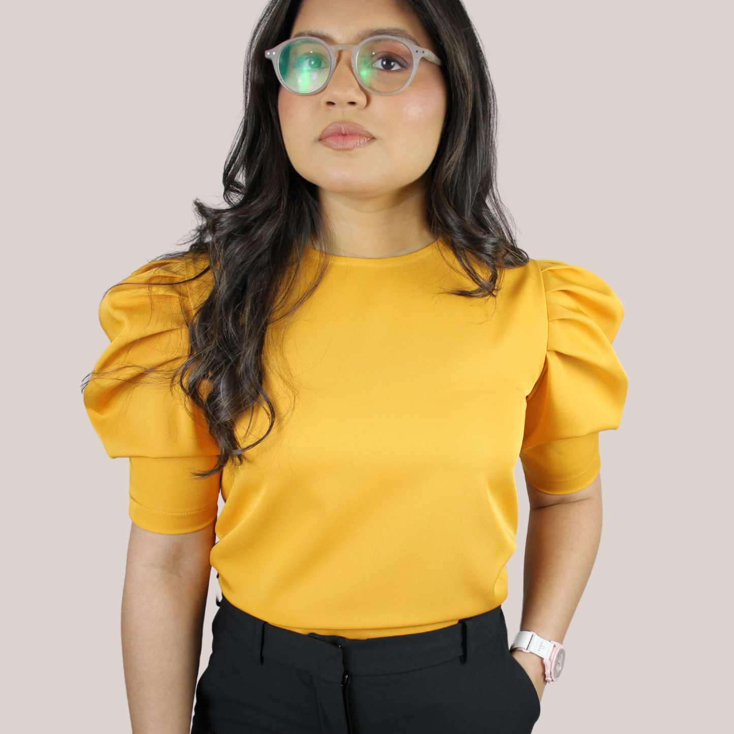 Mostaza Basic Blouse