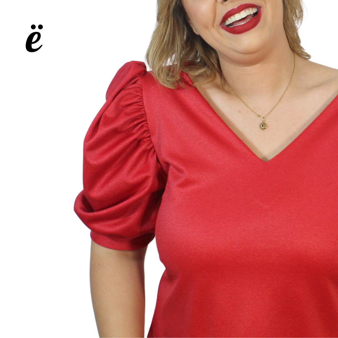 Red brilli Blouse