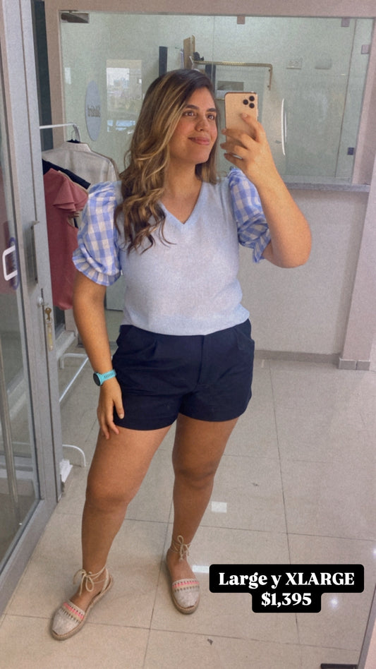 VICHY LINO BLUE