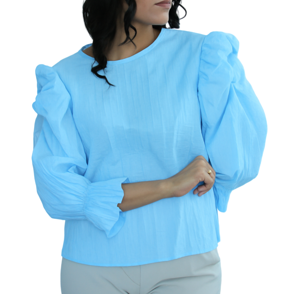 ALGODON CORRUGADO IN BLUE