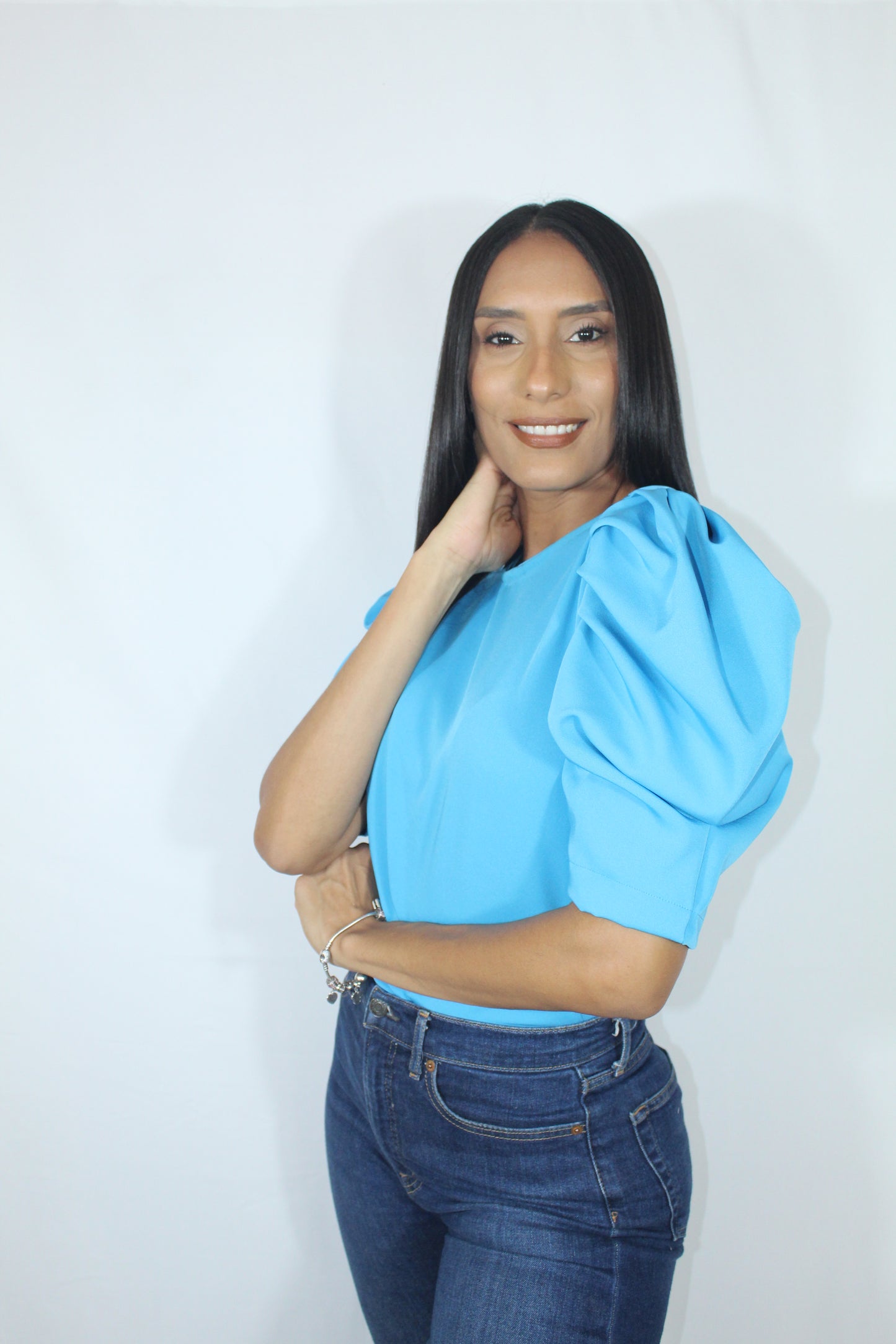 Basic Blue Blouse