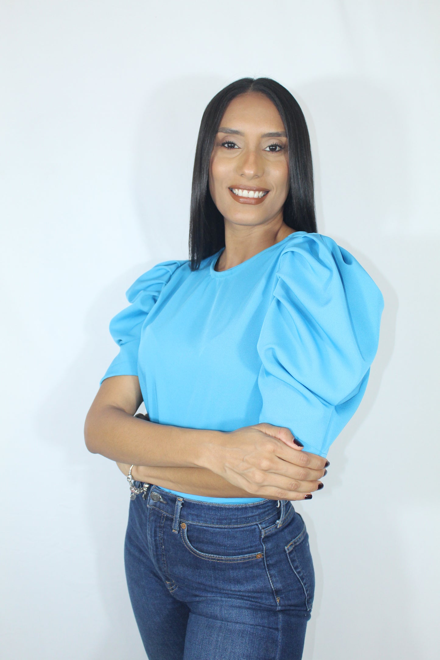 Basic Blue Blouse