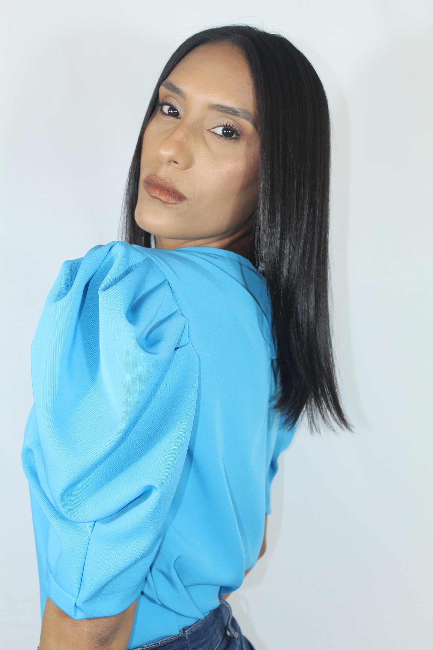 Basic Blue Blouse