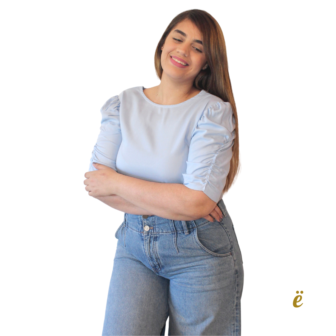 Lule Ruche Blouse