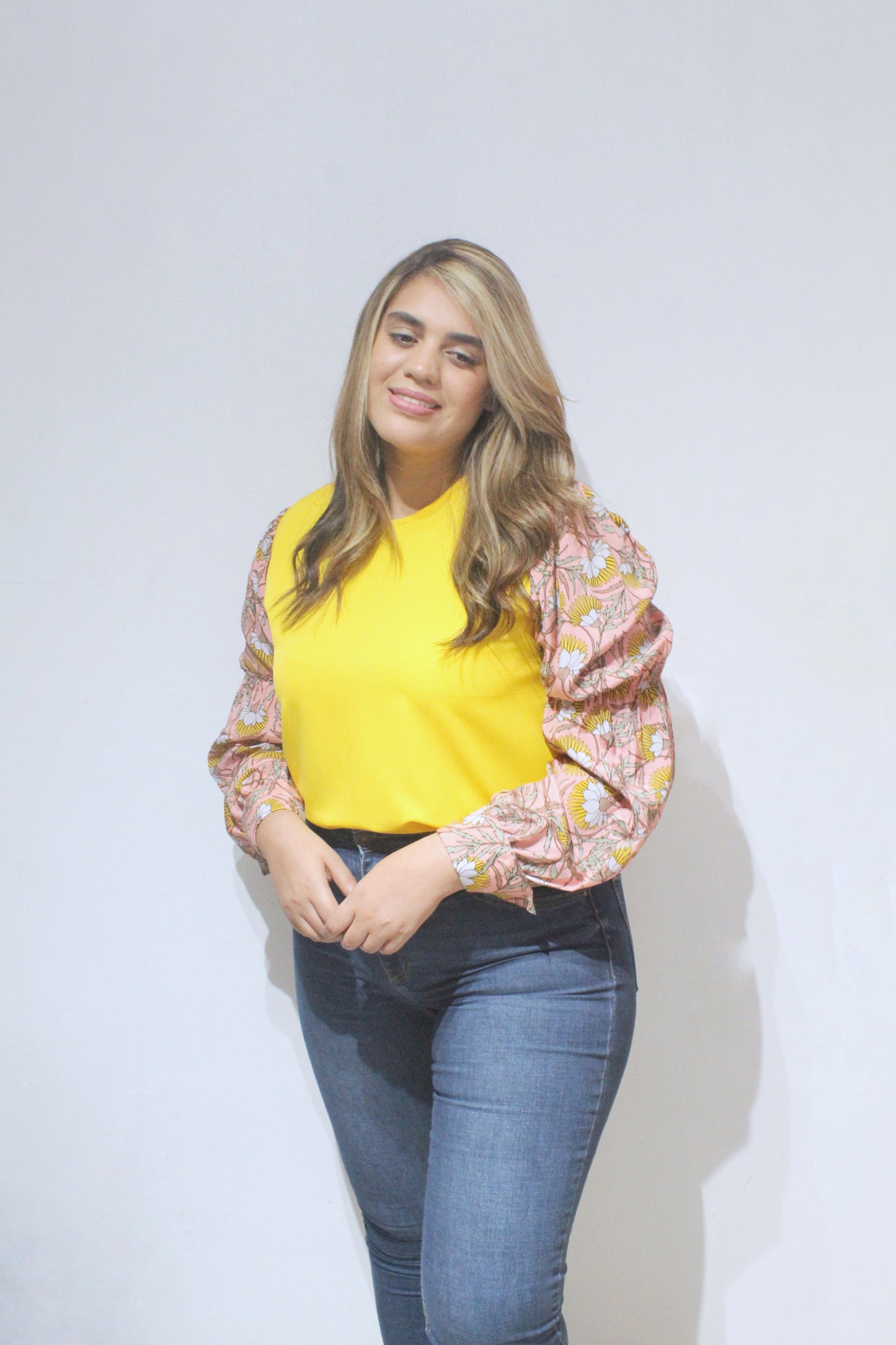 Girasol Blouse con Puño