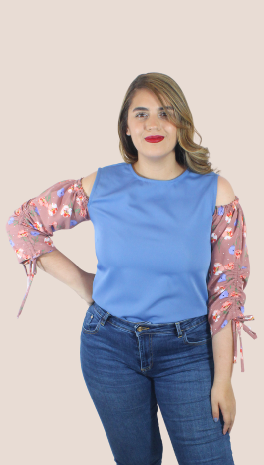 Enzi Cut Out Blouse