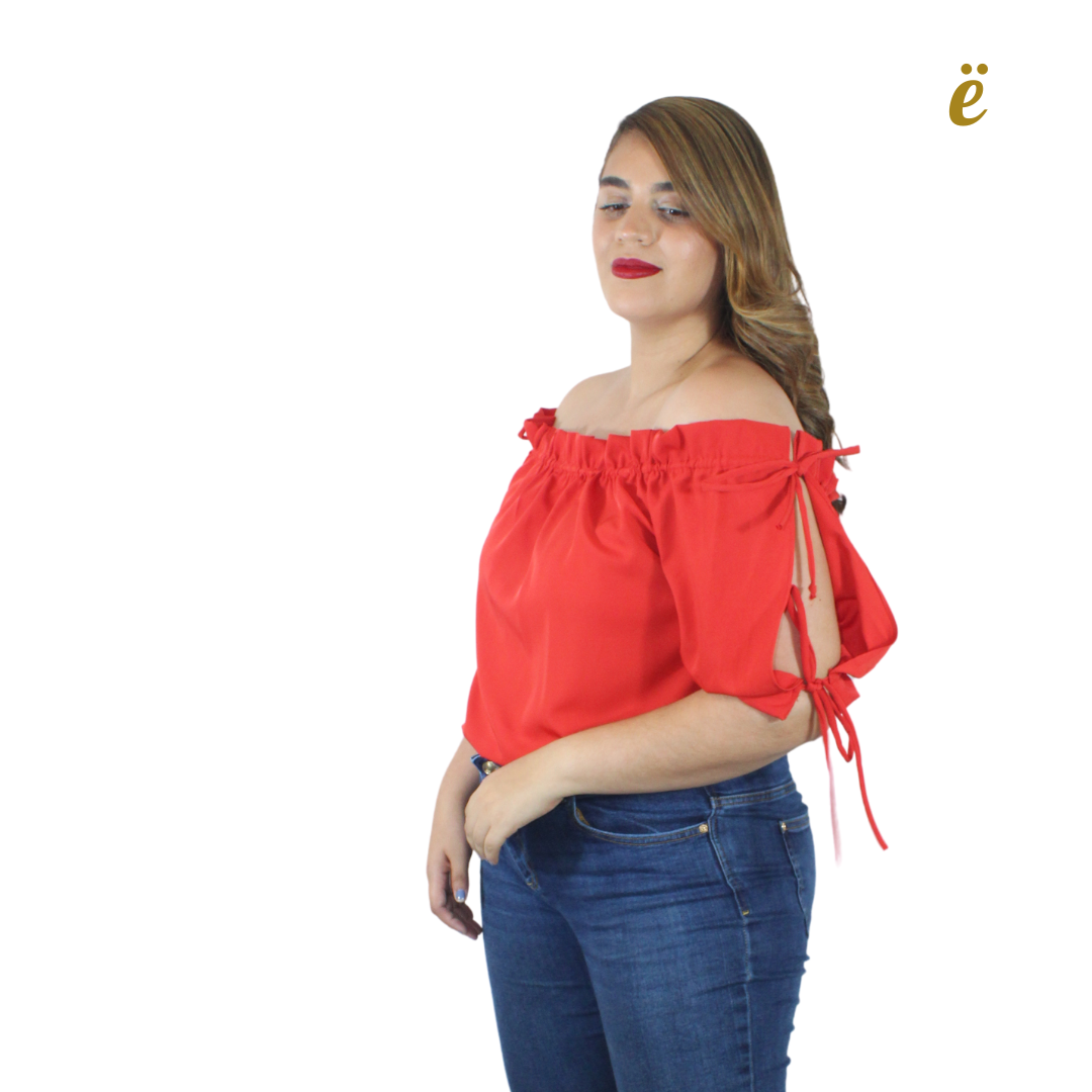 Off Shoulder lazi Blose