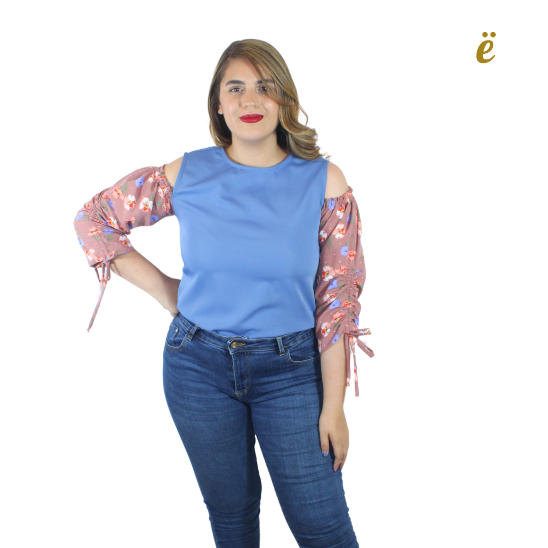 Enzi Cut Out Blouse