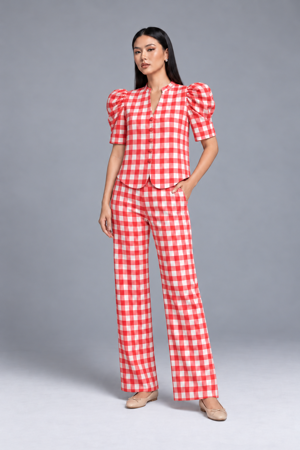 Set vichy Camisa+Pantalon