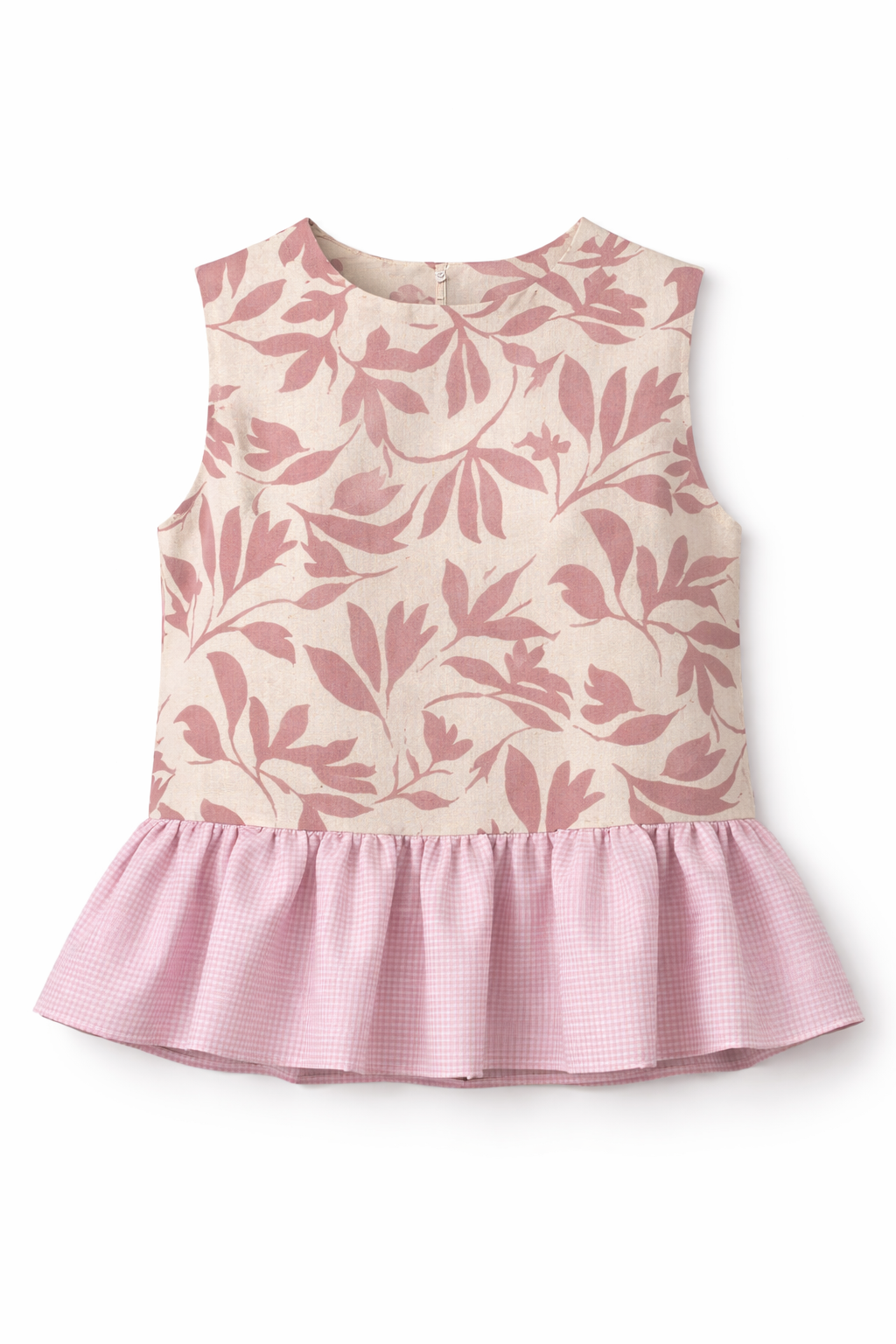 Peplum Top Rosa Palo