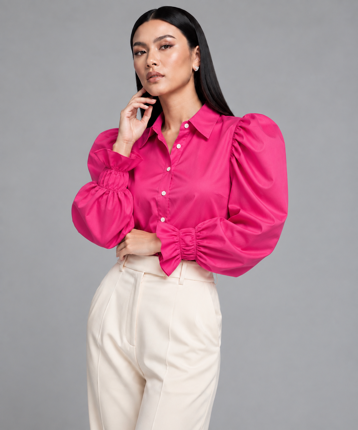 Camisa Vichy Satinada