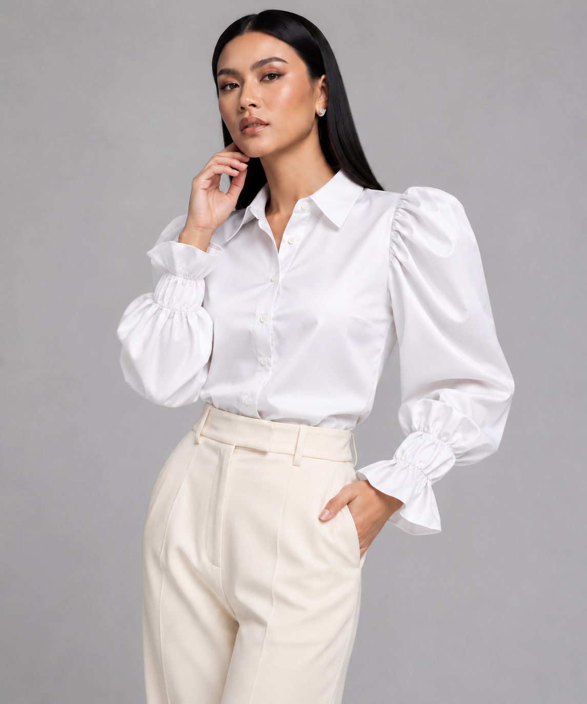 Camisa Vichy Satinada