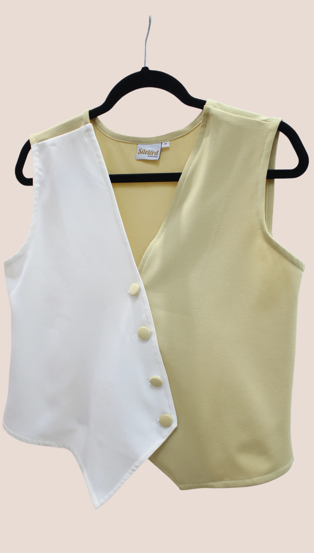 VEST combi Amarillo+Blanco