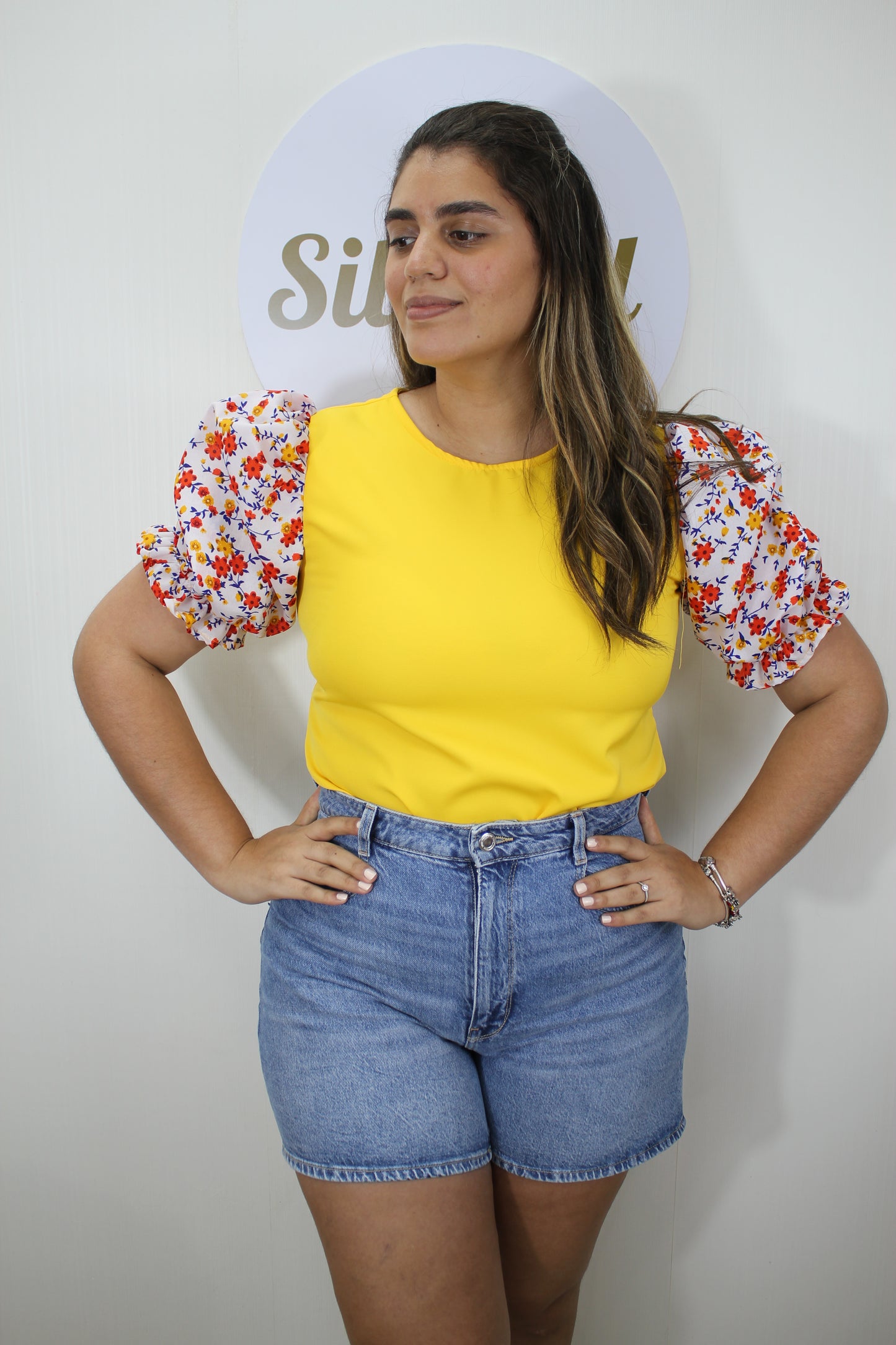 Sol Blouse estampada