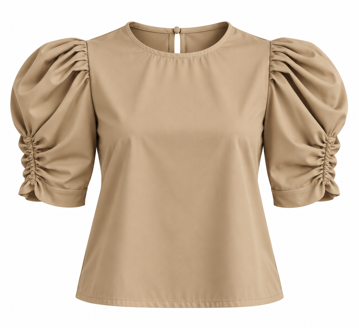 Blusa ruche 3/4