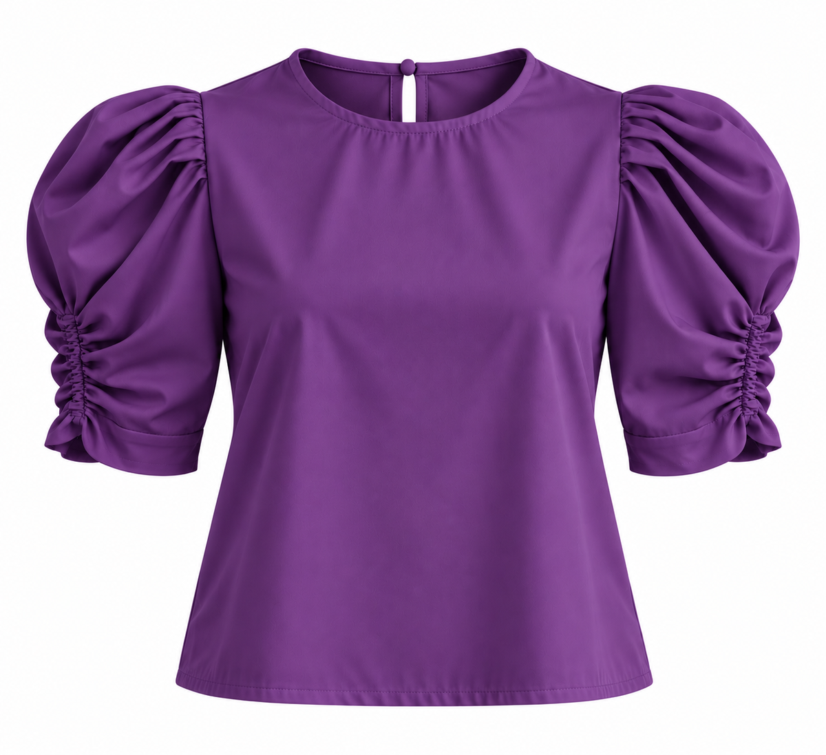 Blusa ruche 3/4