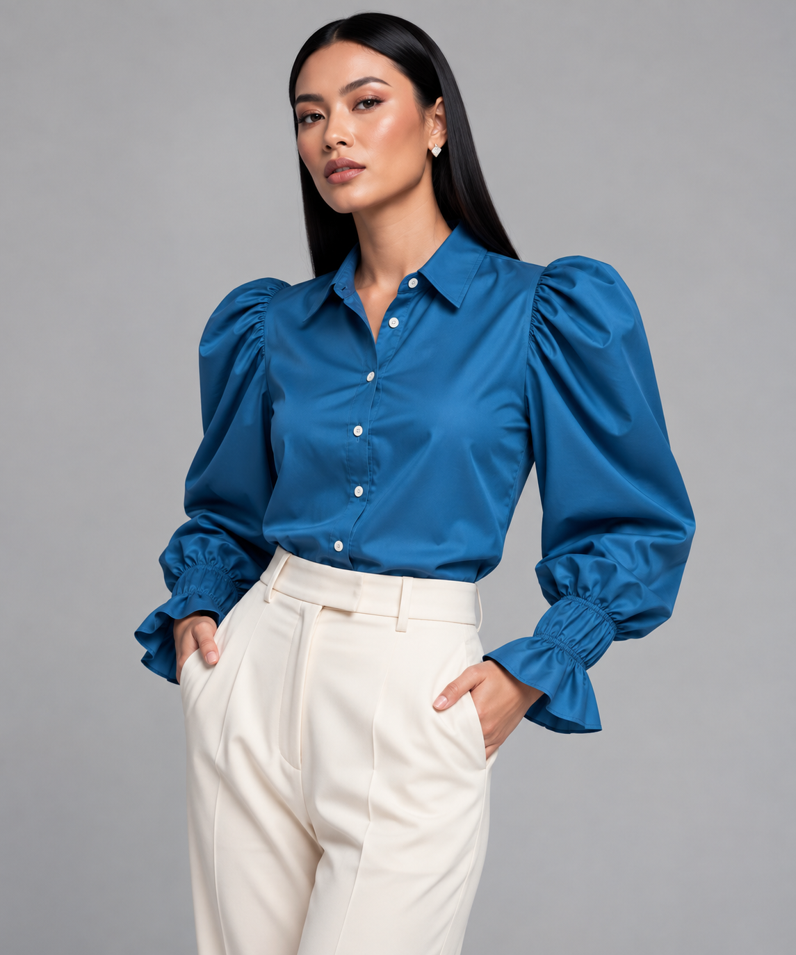 Camisa Vichy Satinada