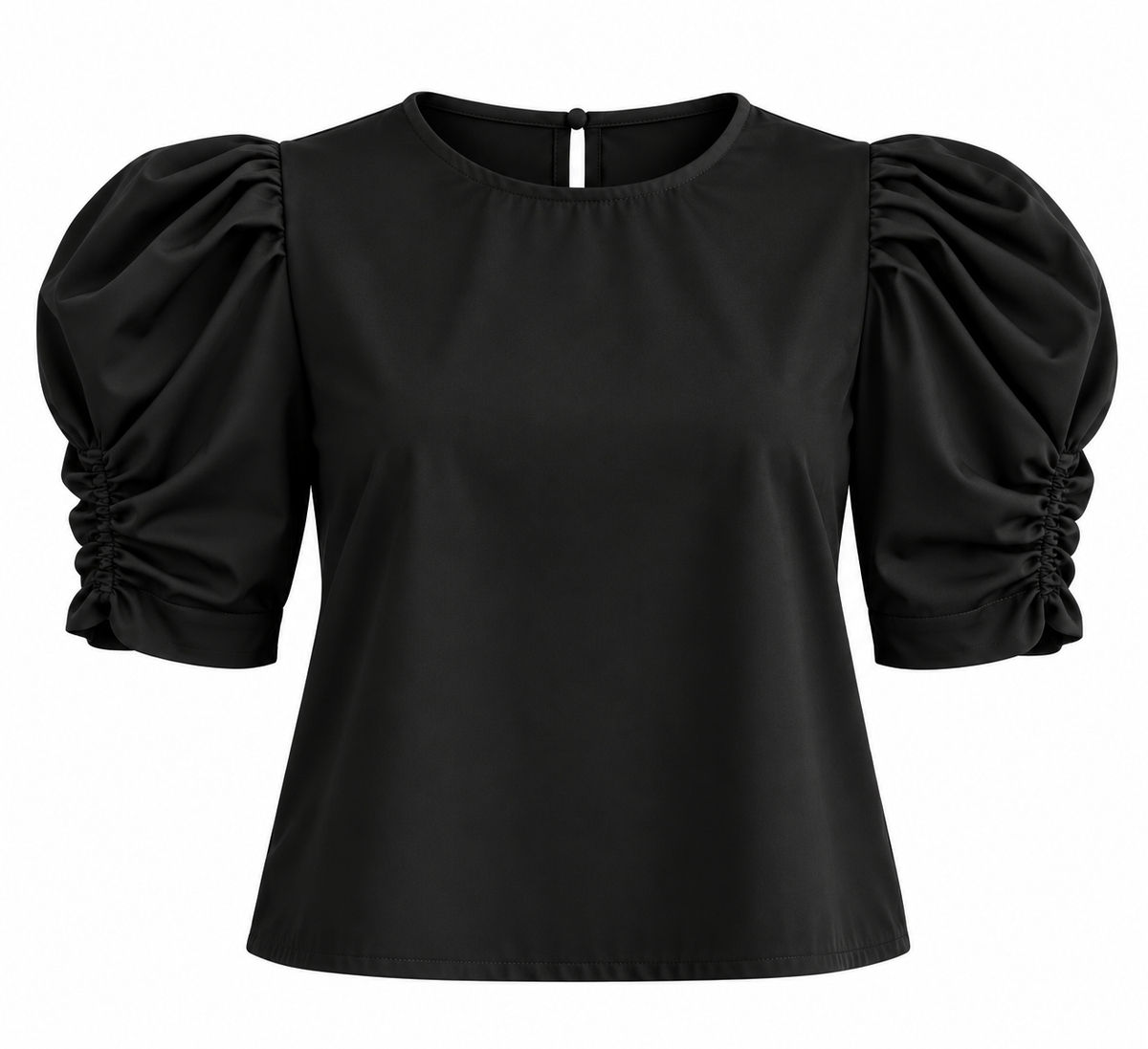 Blusa ruche 3/4