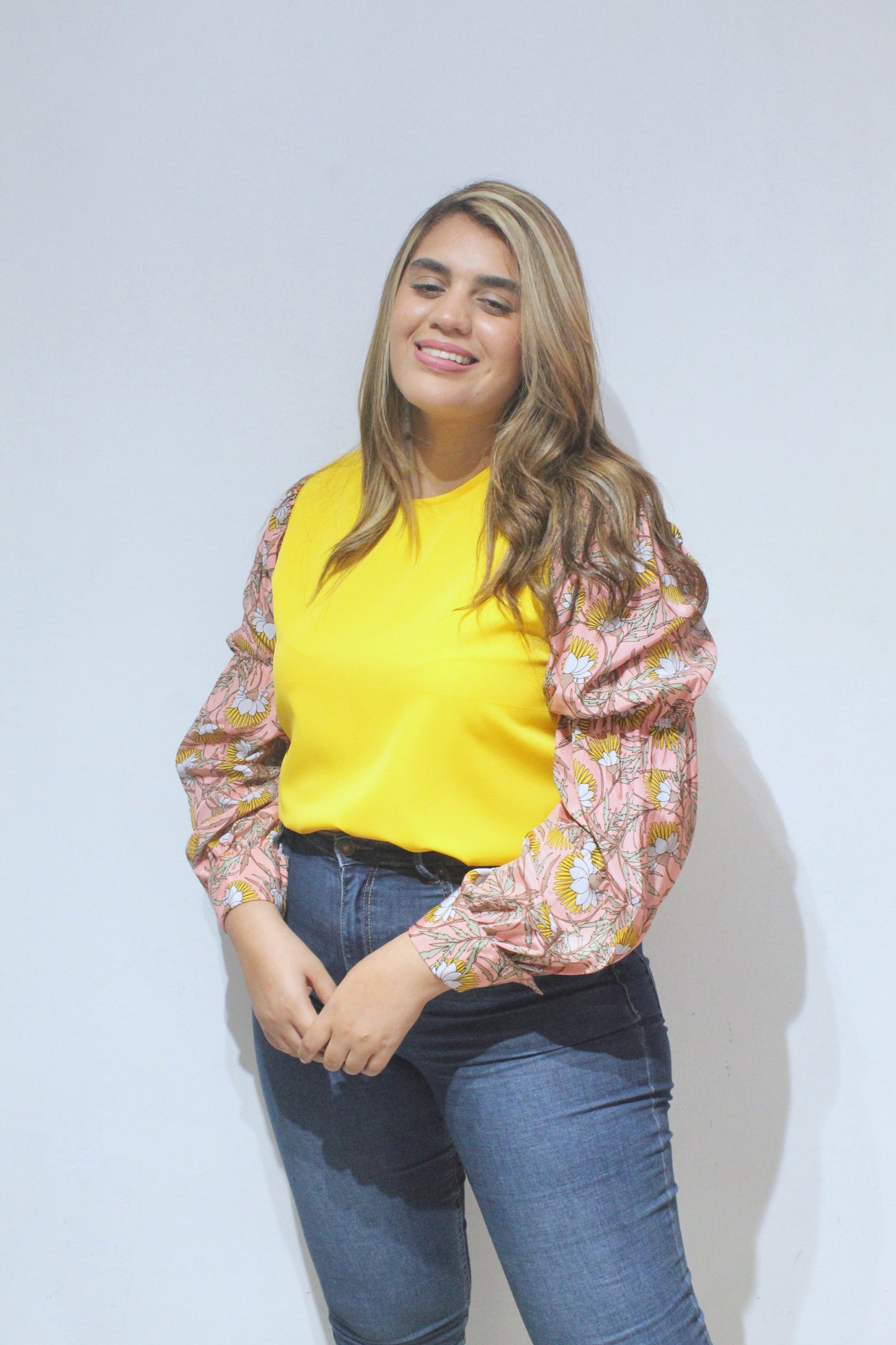 Girasol Blouse con Puño