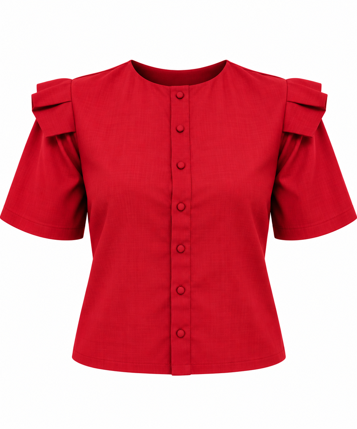 Camisa volante lino/algodon