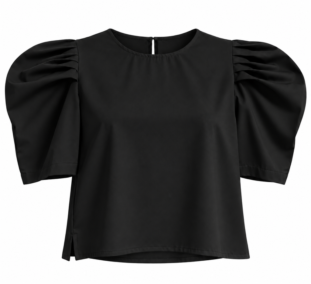 Blusa tachón 3/4 blanca