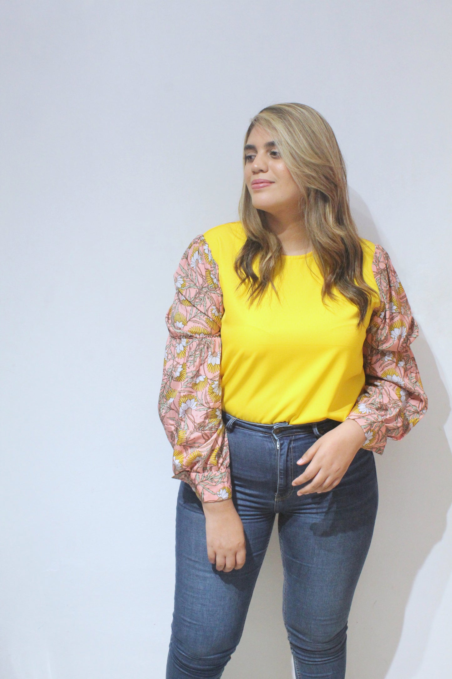 Girasol Blouse con Puño
