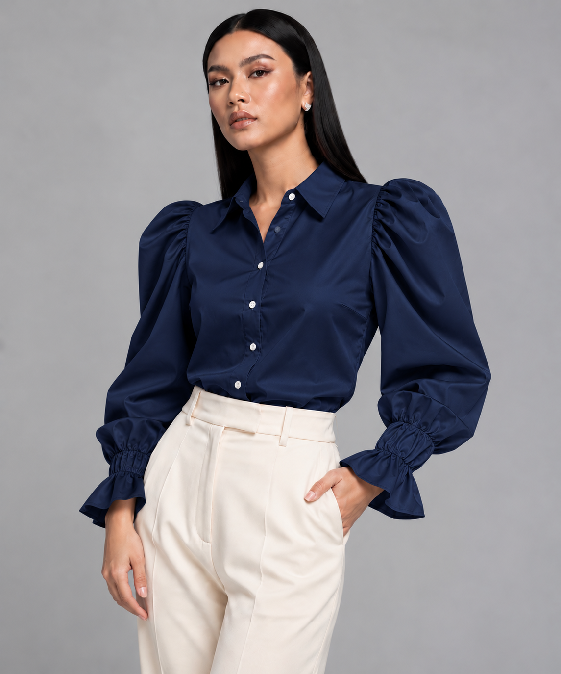 Camisa Vichy Satinada
