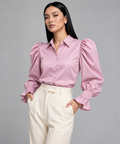 Camisa Vichy satinada