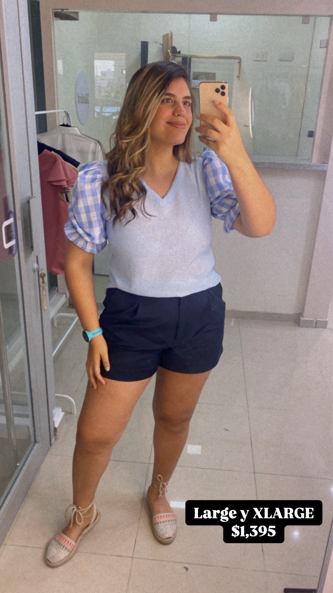 VICHY LINO BLUE