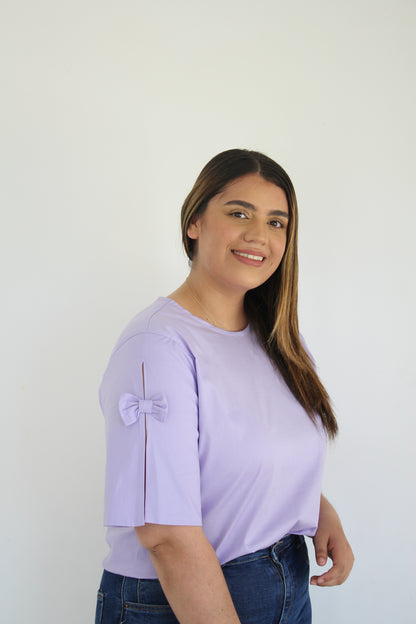 Lazos lila Blouse