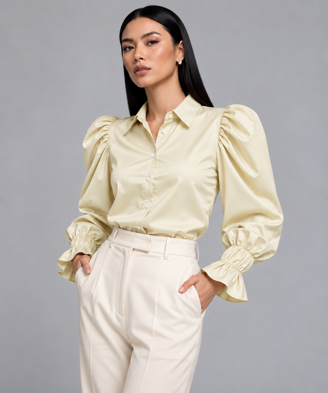 Camisa Vichy Satinada