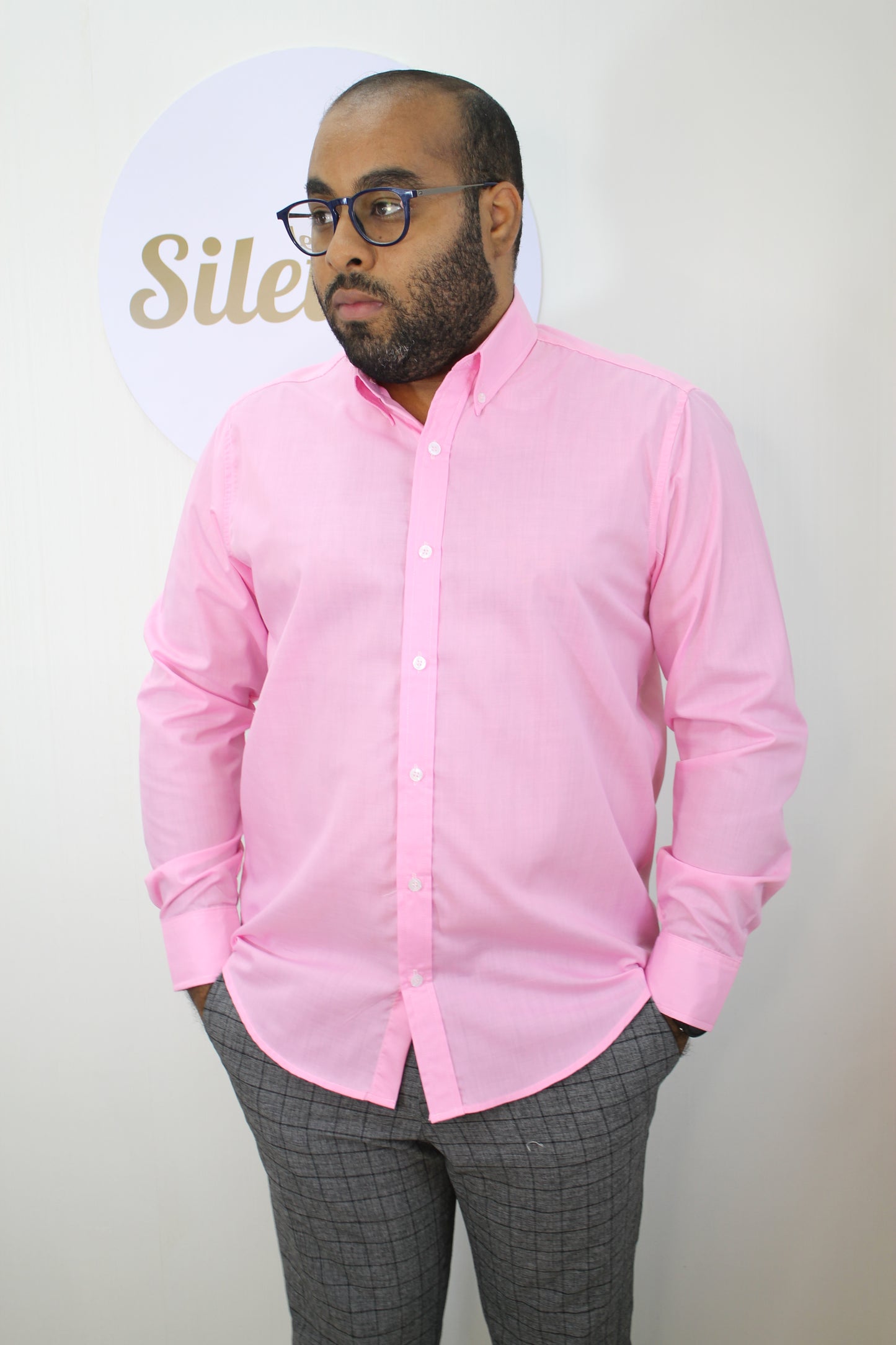 Camisa Algodon Rosado
