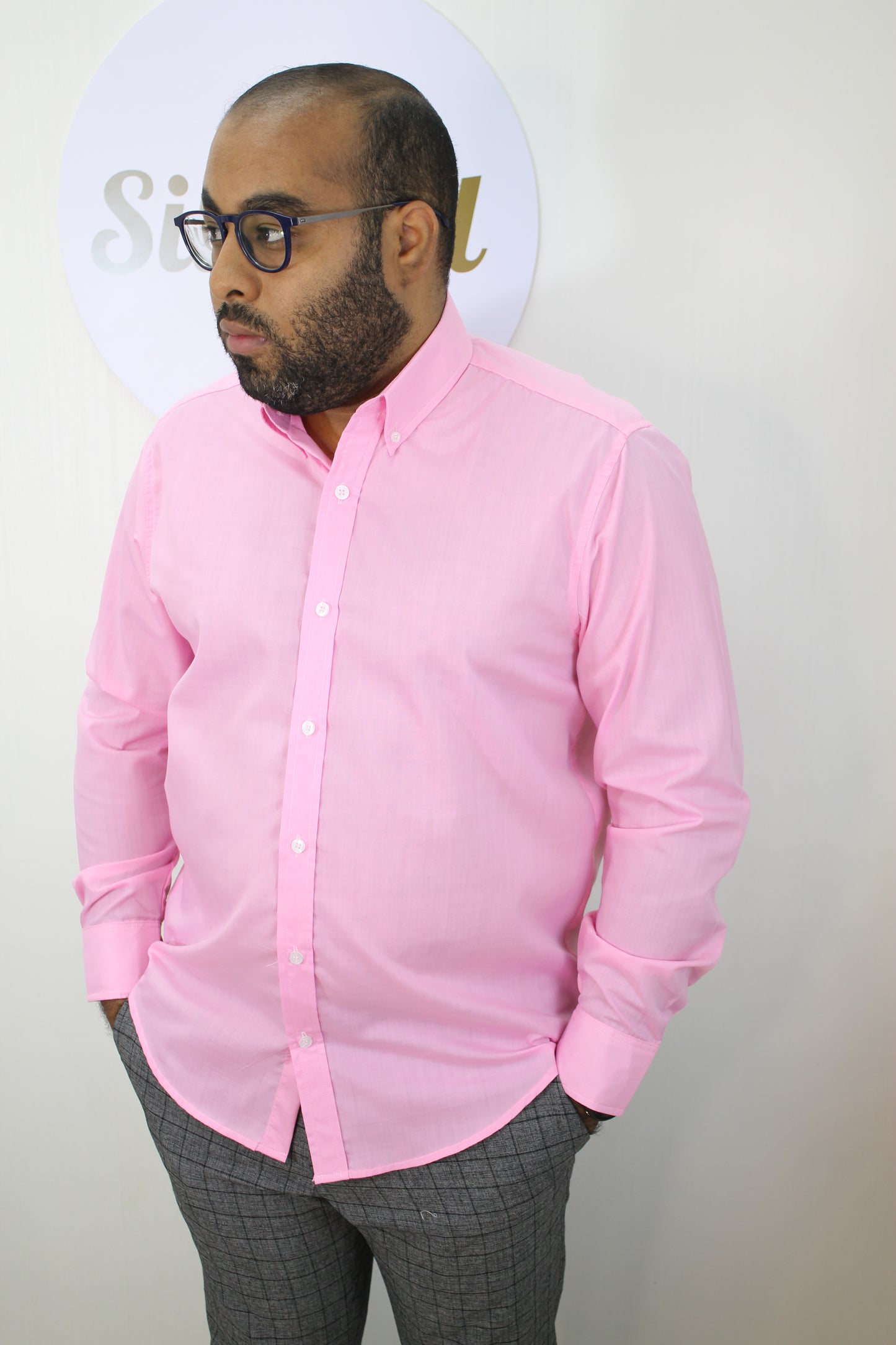 Camisa Algodon Rosado