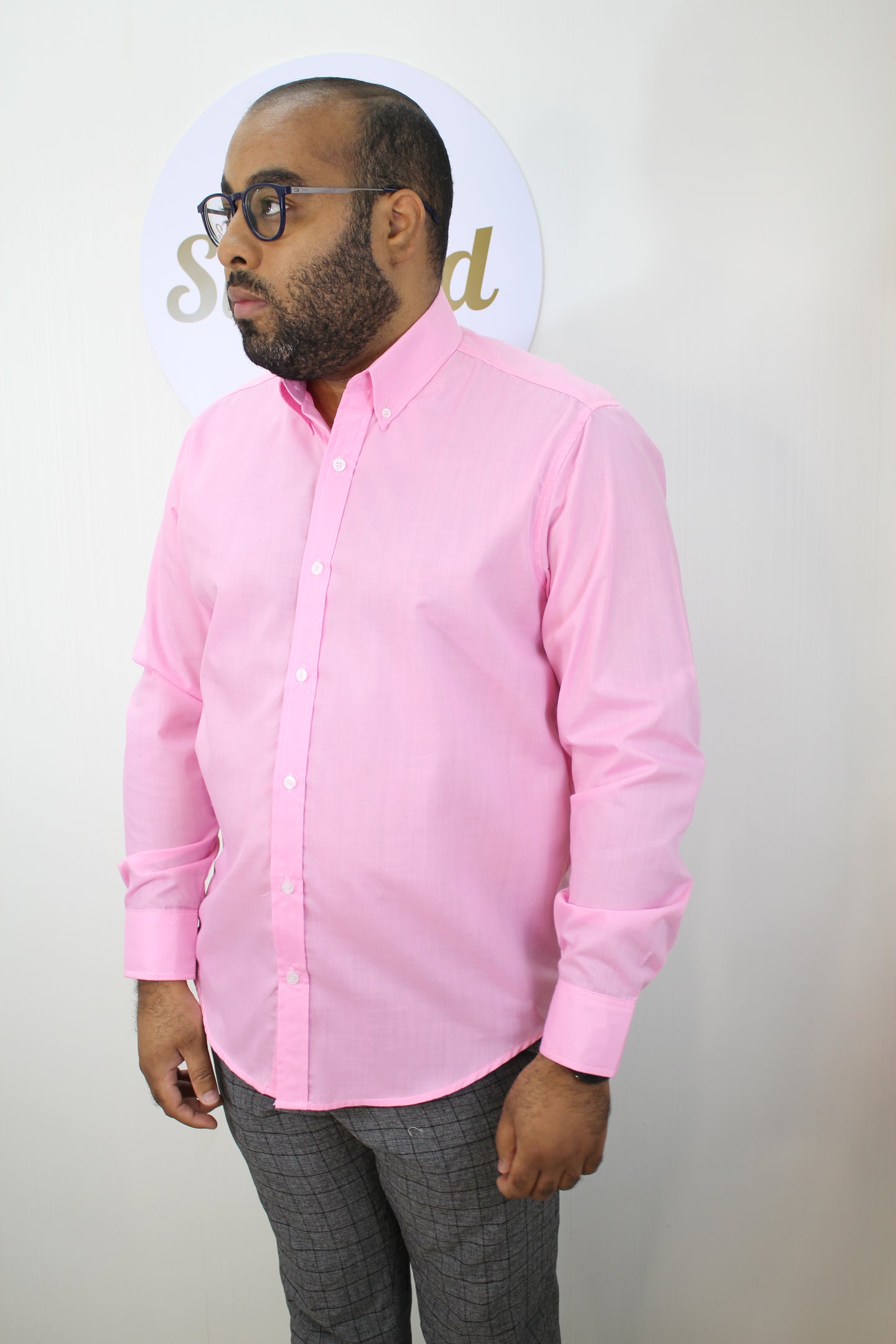 Camisa Algodon Rosado