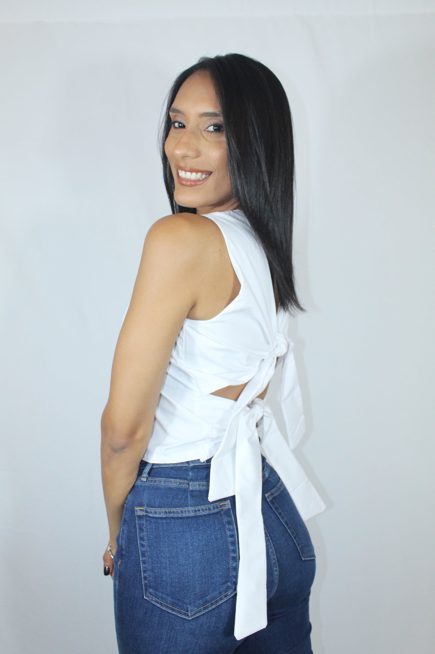 White Nudos Blouse