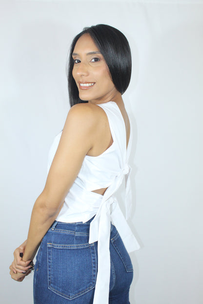 White Nudos Blouse