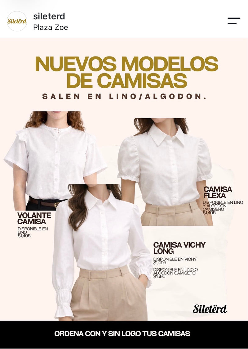 Modelos Camisas