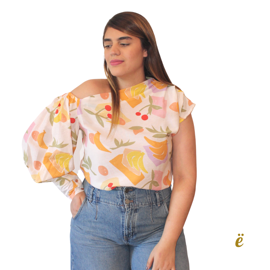 Peachi Asimétrica Blouse