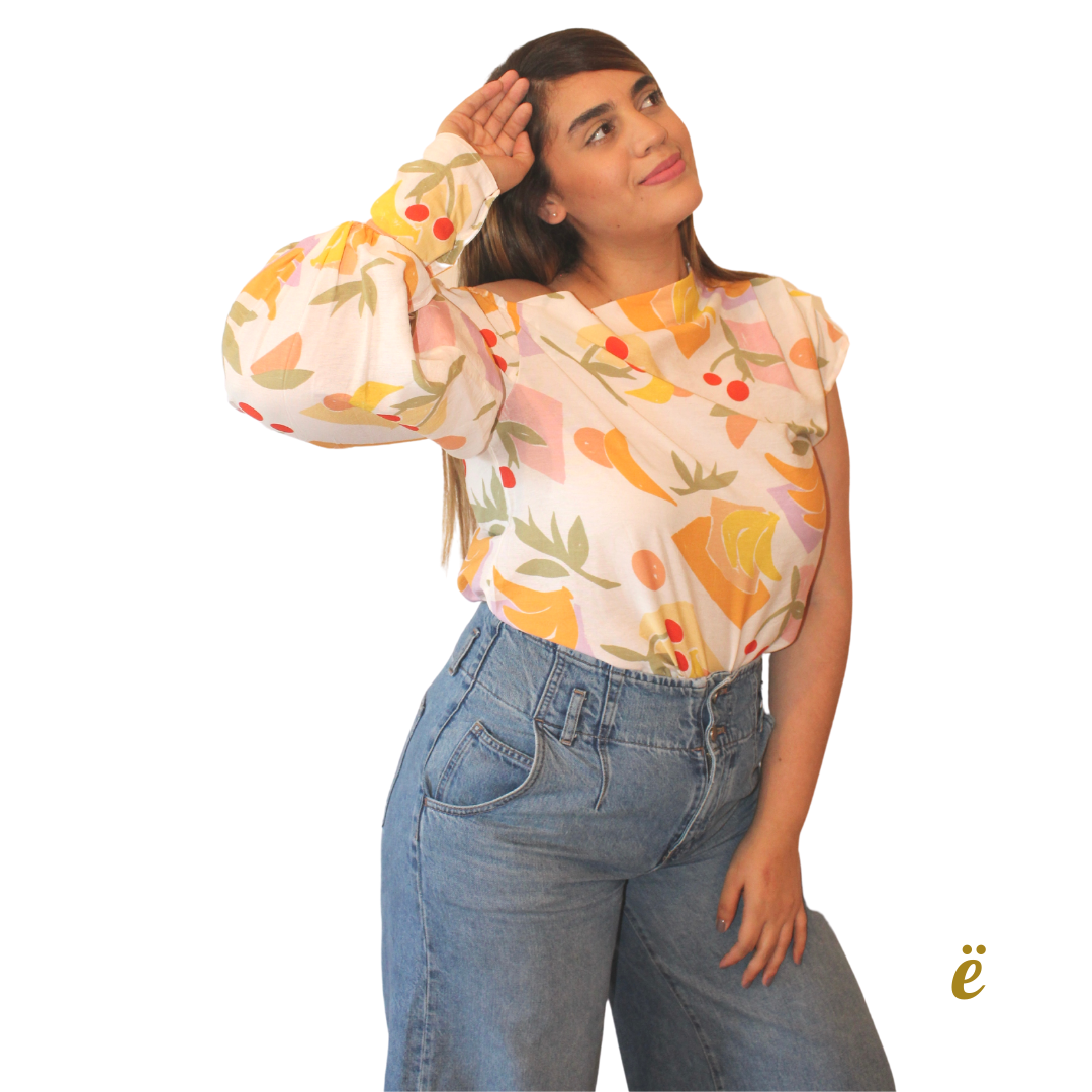 Peachi Asimétrica Blouse