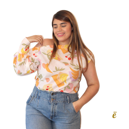 Peachi Asimétrica Blouse